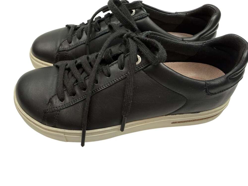 Birkenstock Bend Low Leather Size 39 Black Sneakers